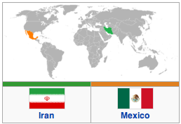 Iran and Mexico