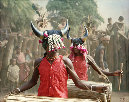 Bison-Horn Headdress India