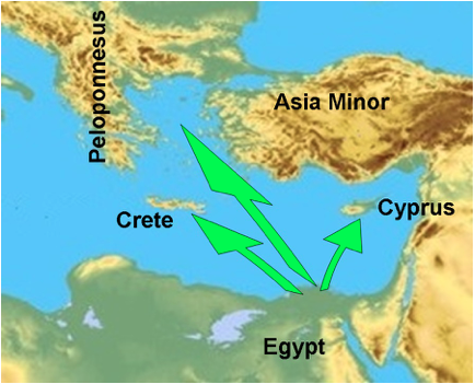 egypt to greece 2