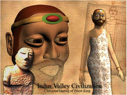 Inducs valley civilization priest king